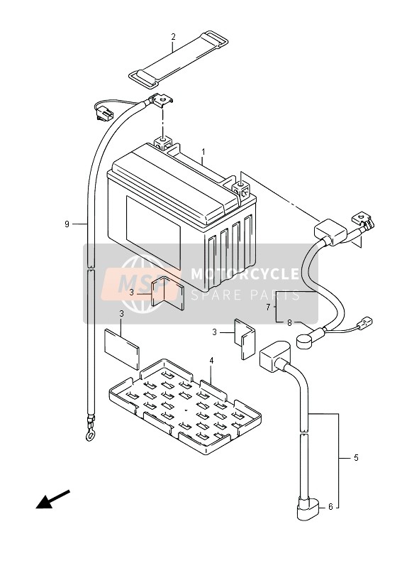 Suzuki GW250 INAZUMA 2015 Battery for a 2015 Suzuki GW250 INAZUMA