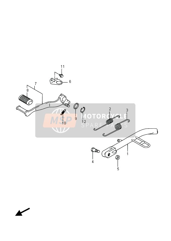 Suzuki GW250 INAZUMA 2015 Stand for a 2015 Suzuki GW250 INAZUMA