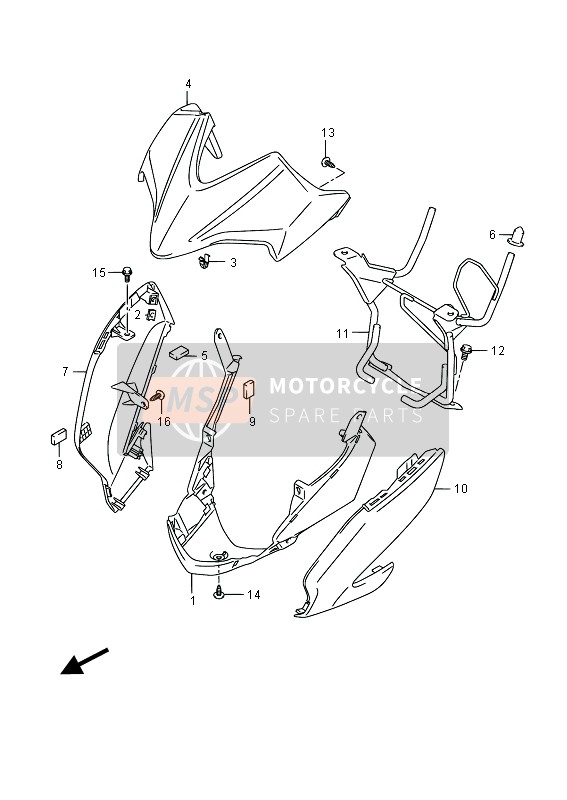 4829132GH0, Clip, Cubierta, Suzuki, 0