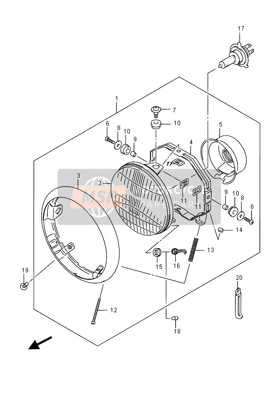 Lampe Frontale (E19)