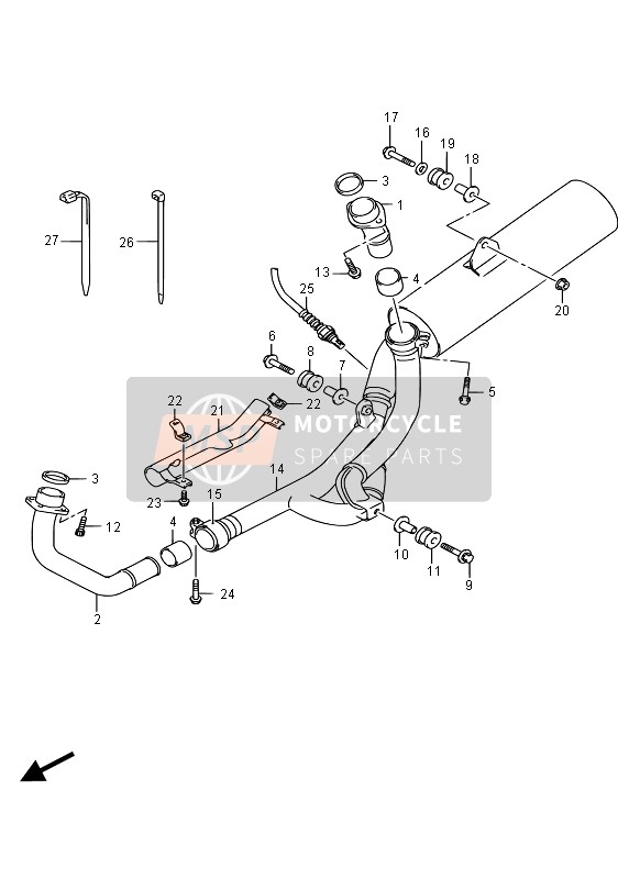 1477017G00, Cover, Exhaust Joint, Suzuki, 1