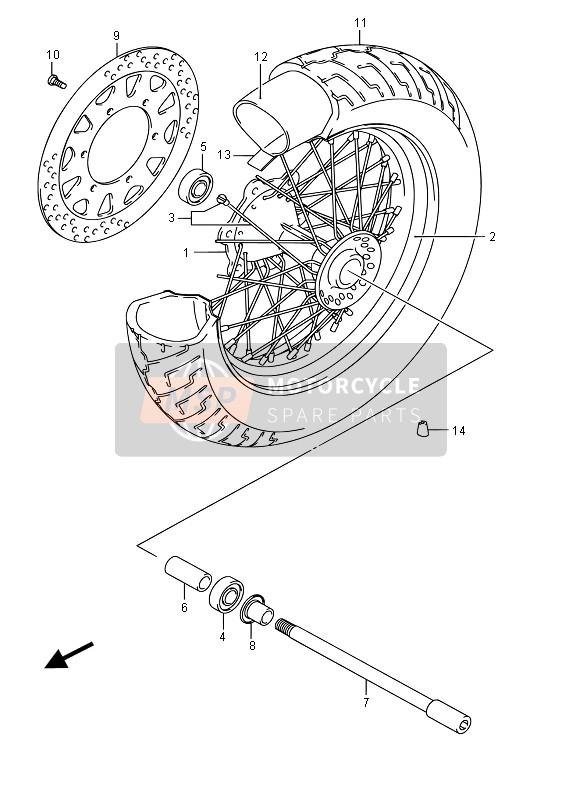 Roue avant (E19)