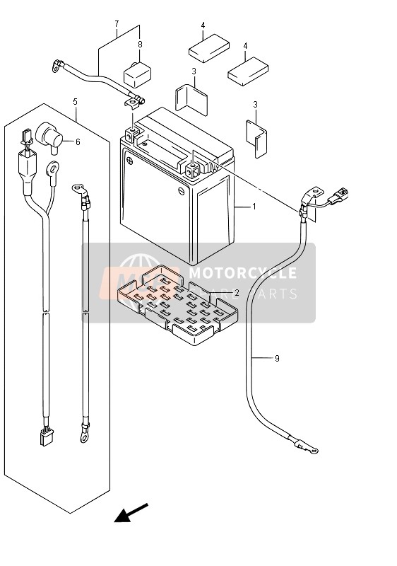 3381048G02, Wire,Starter Mo, Suzuki, 1