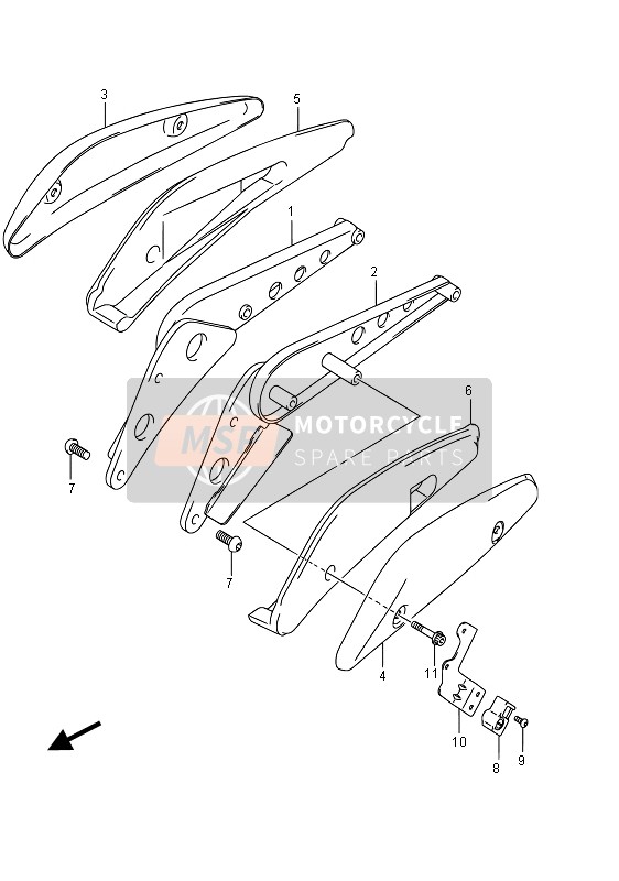 Suzuki VZR1800(BZ) (M1800) INTRUDER 2015 Frame Handle Grip (VZR1800 E19) for a 2015 Suzuki VZR1800(BZ) (M1800) INTRUDER