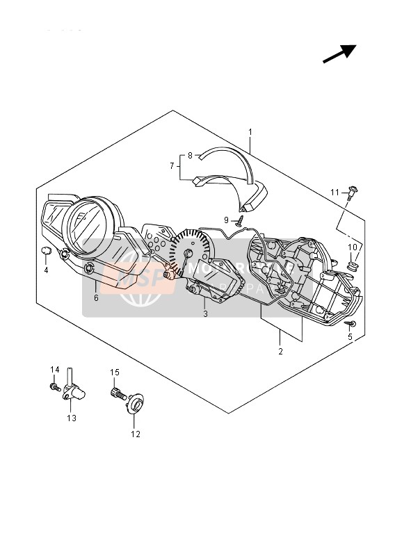 3498126H00, Rotor, Speed, Suzuki, 0