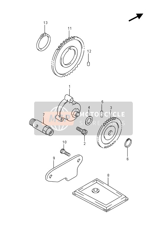 Suzuki DL650A(XT) V-STROM 2016 Oil Pump for a 2016 Suzuki DL650A(XT) V-STROM