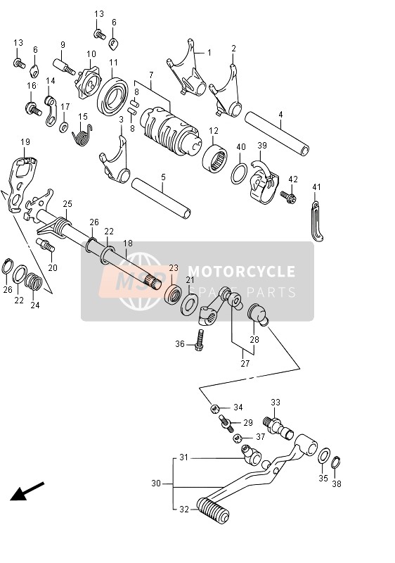 Suzuki DL650A(XT) V-STROM 2016 Gear Shifting for a 2016 Suzuki DL650A(XT) V-STROM