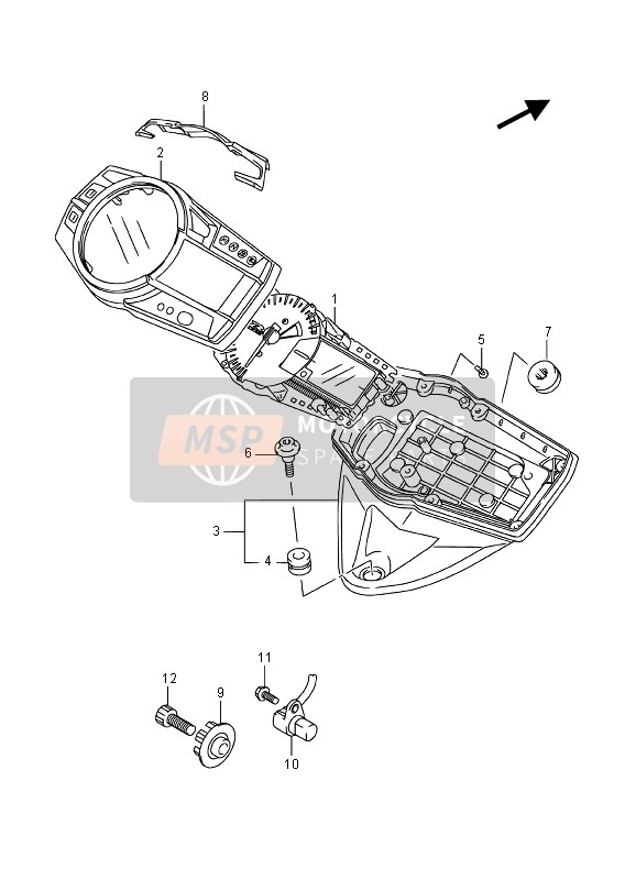 Speedometer (GSX-R1000A)