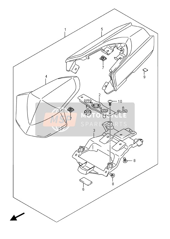 Caja trasera del asiento (Opcional)