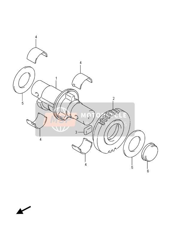 Suzuki GSX-S1000(A) 2016 Crank Balancer for a 2016 Suzuki GSX-S1000(A)