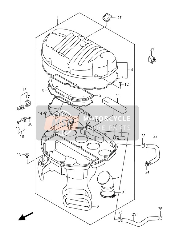 1385304K01, Hose,Breather, Suzuki, 0