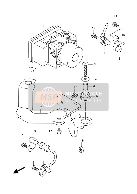 5561004K00, Unit Assy,Hydraulic Abs, Suzuki, 0