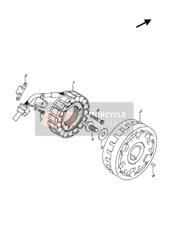 Suzuki VL1500BT INTRUDER 2016 MAGNETZÜNDER für ein 2016 Suzuki VL1500BT INTRUDER