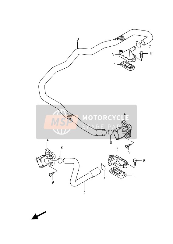 Suzuki VZR1800(BZ) (M1800) INTRUDER 2016 2e Air pour un 2016 Suzuki VZR1800(BZ) (M1800) INTRUDER