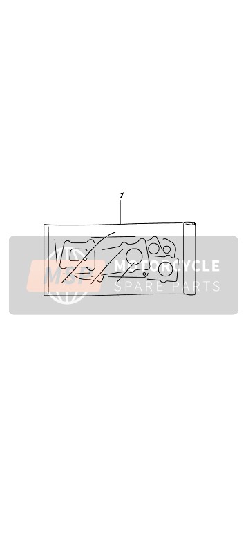 Suzuki DL650A(XA) V-STROM 2017 Jeu de joint pour un 2017 Suzuki DL650A(XA) V-STROM