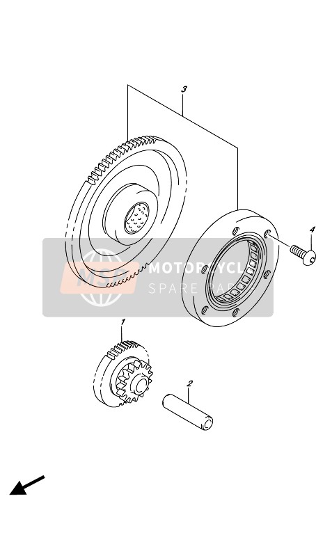 Suzuki DL650A(XA) V-STROM 2017 Entrée Embrayage pour un 2017 Suzuki DL650A(XA) V-STROM