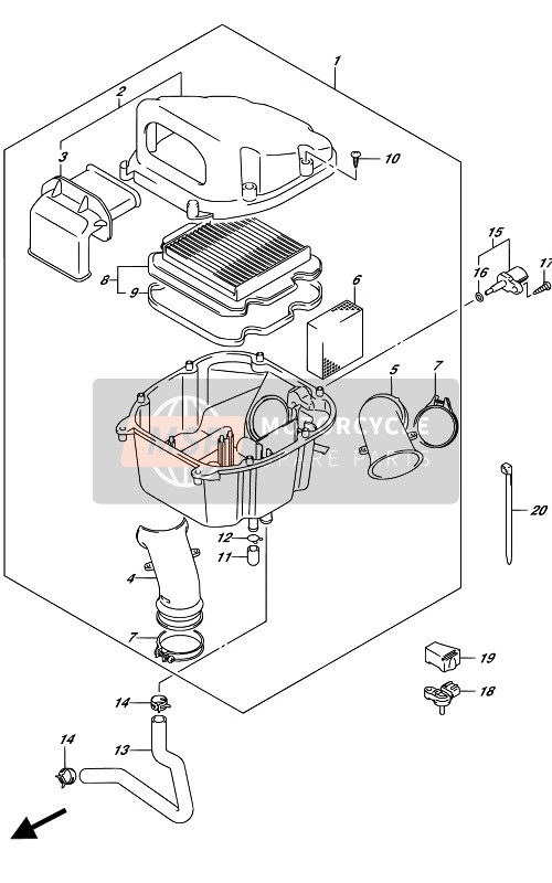 1370011J11, Cleaner Assy,Ai, Suzuki, 0