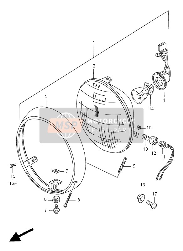 Lampe Frontale (E1-E2-P37-E24)