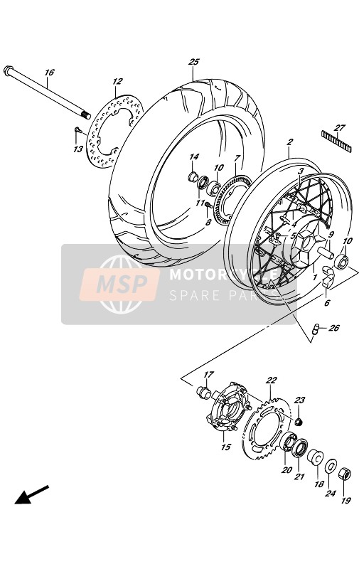 0916019025, Ring, Suzuki, 1