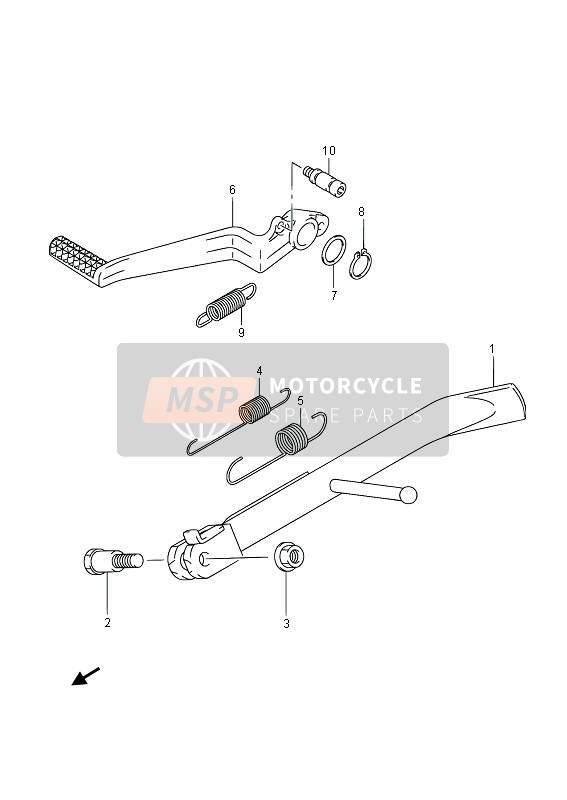 Suzuki GSR750(A) 2014 Stand for a 2014 Suzuki GSR750(A)