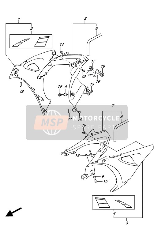 Carenado lateral (GSX-R1000R(Z)