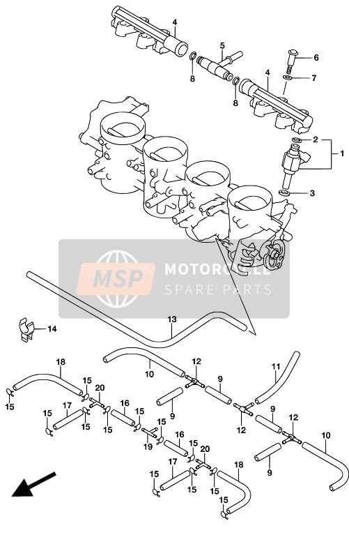 1368313K00, Hose, Suzuki, 0