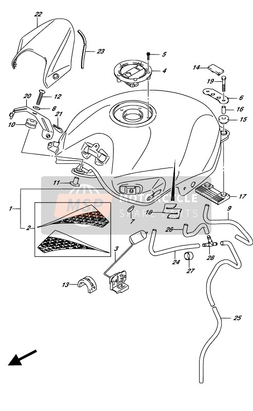 3481048H01, Nivel Gasolina, Suzuki, 1