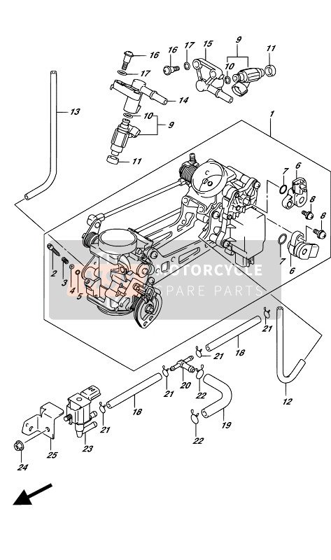 1368301H01, Hose, Suzuki, 0