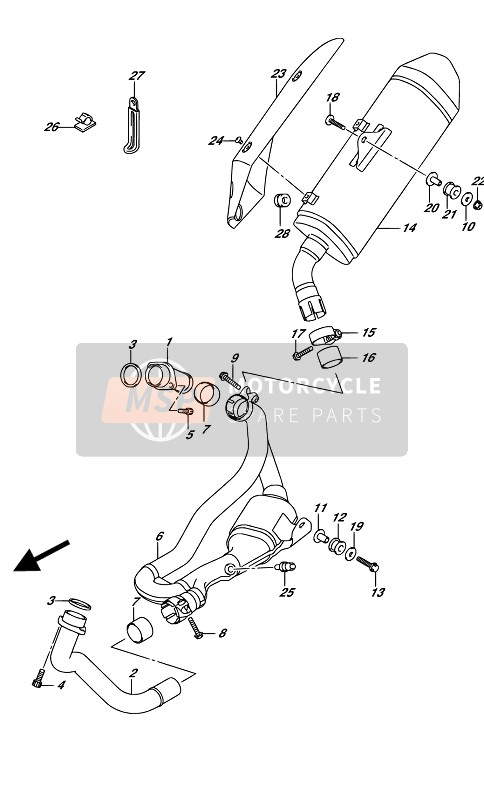 0940308327, Clip, Suzuki, 0