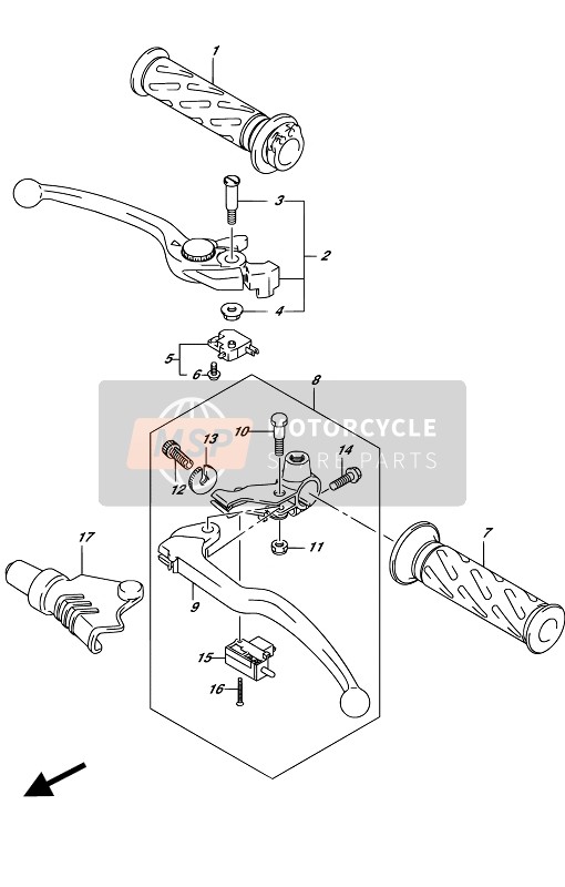 Suzuki SV650(A)(UA) 2017 Handle Lever for a 2017 Suzuki SV650(A)(UA)