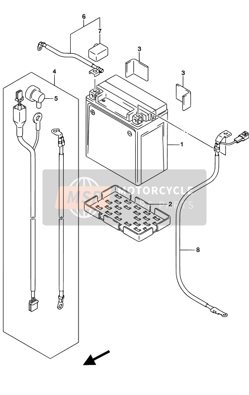 Batterie (VZR1800BZ E19)