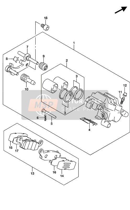 Rear Caliper