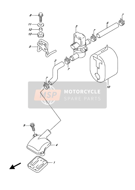 1845048H10, Valve, Suzuki, 0