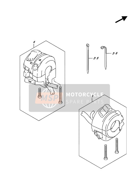 3740048HB1, Switch Assy,Han, Suzuki, 0