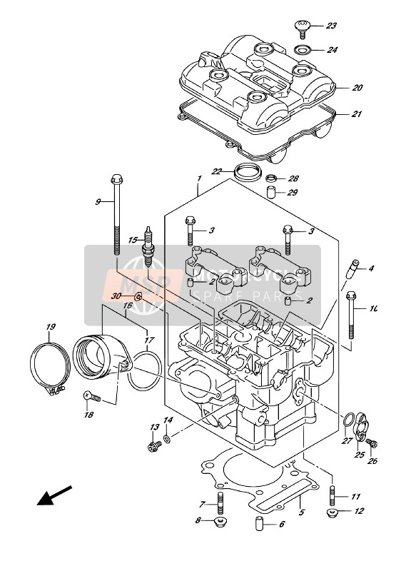 1117231J10, Coperchio, Suzuki, 0