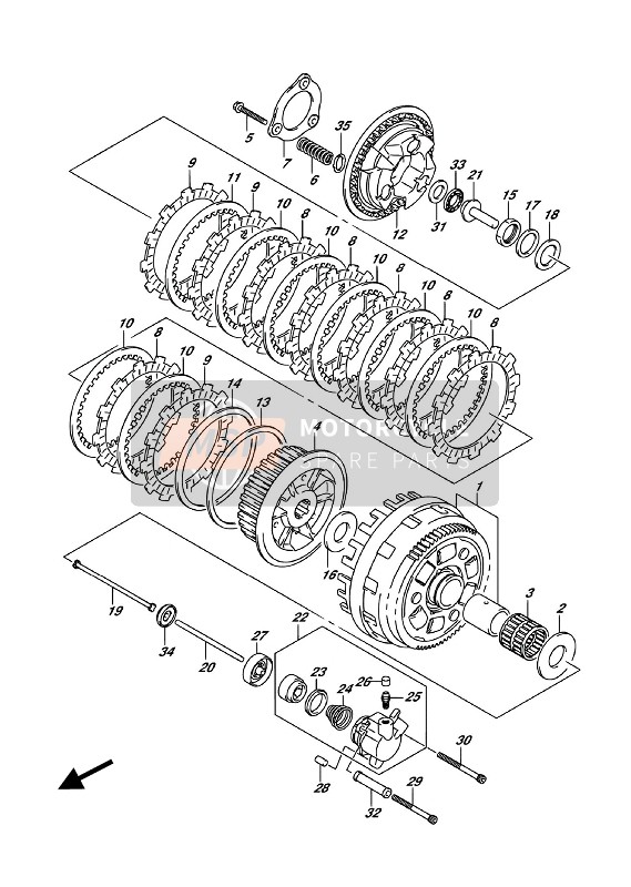 2146231J10, Disc, Clutch Pressure, Suzuki, 0