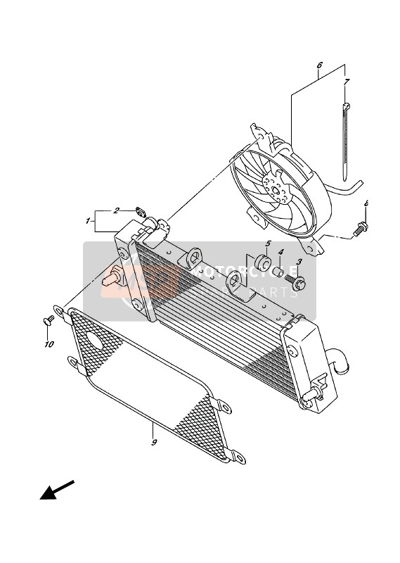 1771048HC0, Radiator Assy, Water, Suzuki, 0