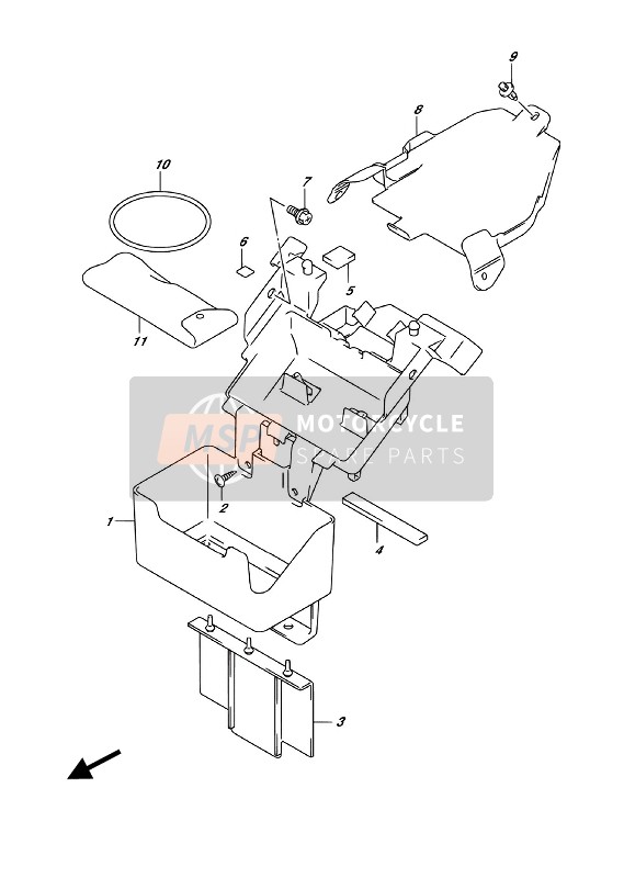 4743520K00, Soporte, Suzuki, 1