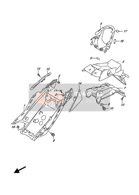 4722420K00, Tapa Lateral Trasera Izquier, Suzuki, 0