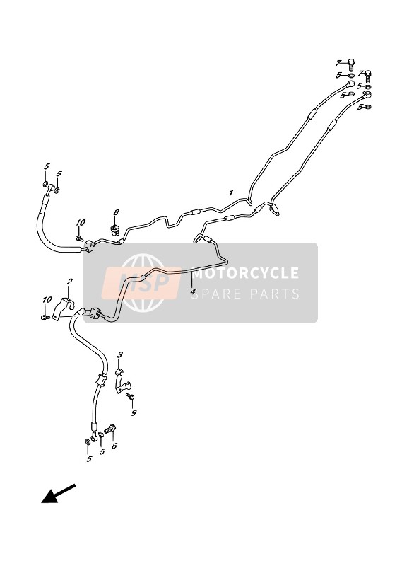 5940020K00, Tubo Freni, Suzuki, 0