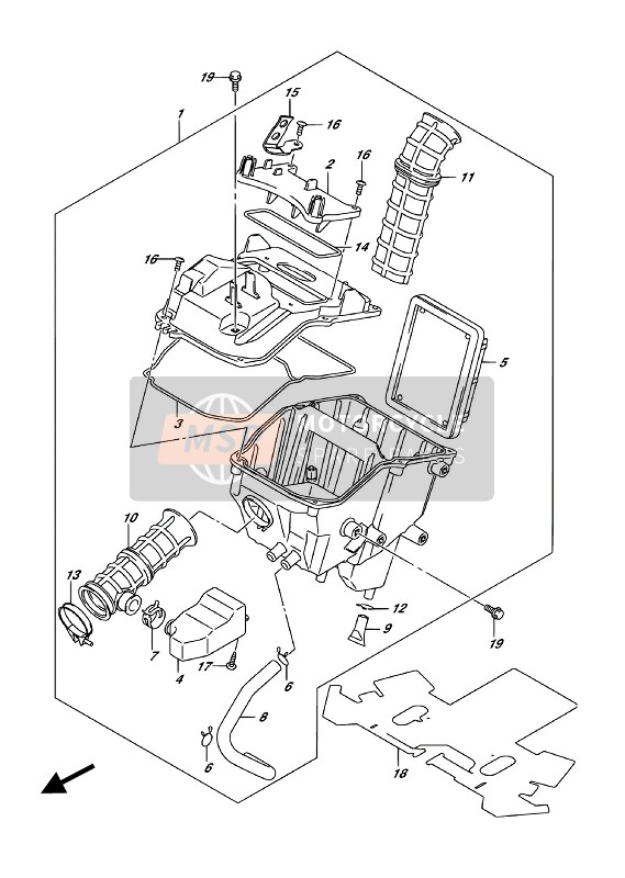 1376123K00, .Resonator, Suzuki, 0