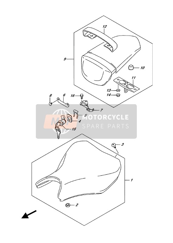 4514820G80, .Cushion, Seat Mount, Suzuki, 0