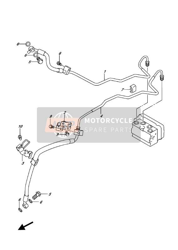 5920023K10, Conduite Frein, Suzuki, 0