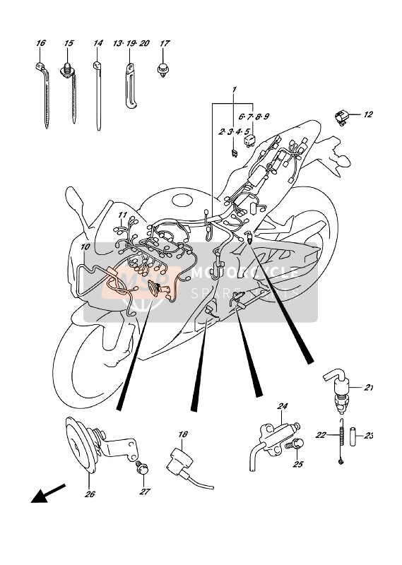 3774017K00, Interruptor Luz De Freno, Suzuki, 0