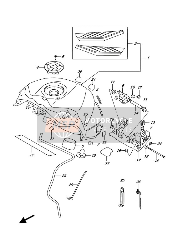 Benzinetank (GSX-R1000A)