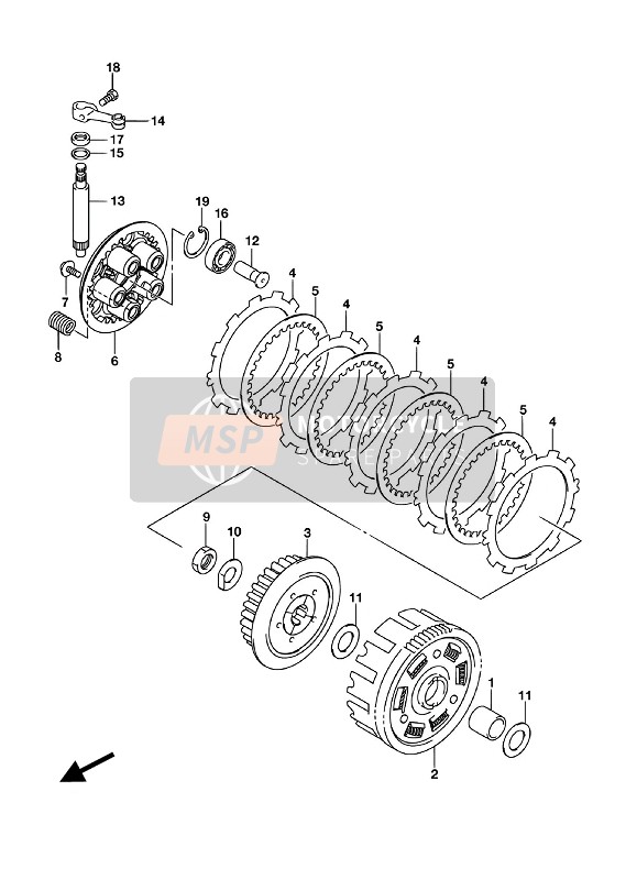 2120012K100A0, Gear Assy, Primary Driven (NT:69), Suzuki, 0