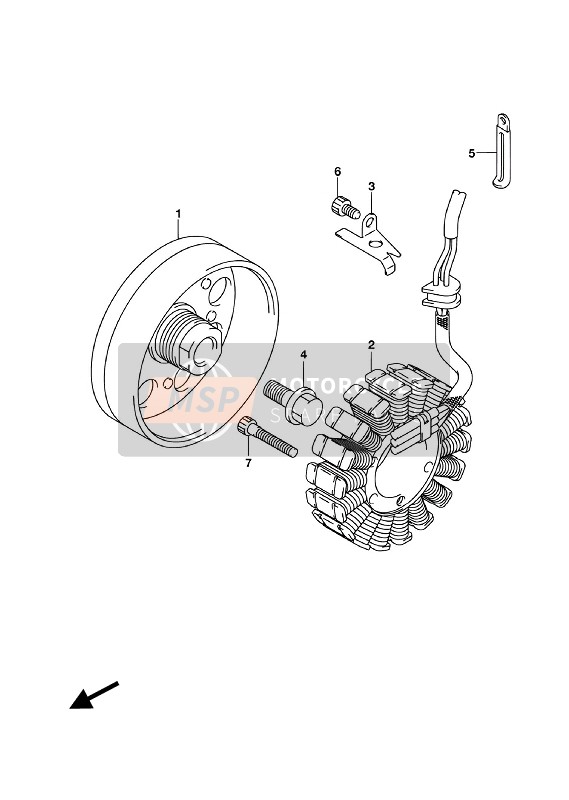 Suzuki GSX-S750A(ZA) 2018 Generator for a 2018 Suzuki GSX-S750A(ZA)