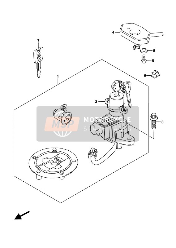 3718004KA2, Antenna Assy,Immobilizer, Suzuki, 0