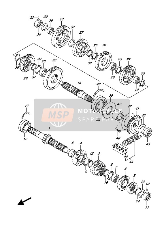 2426140F40, Ruota Dentata, Suzuki, 0