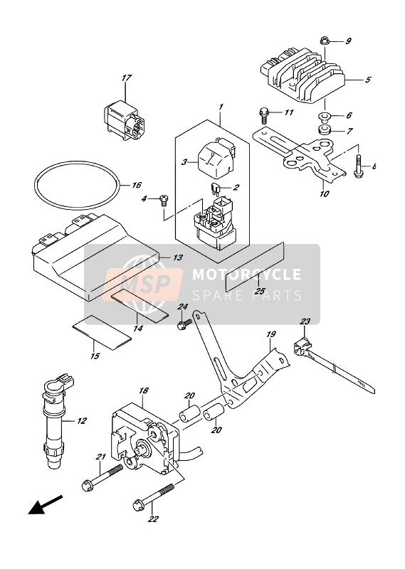 4743104K01, Gereedschapbak, Suzuki, 0